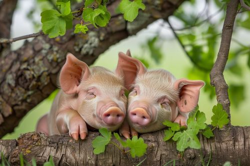 生态土猪之美 家禽家畜摄影的艺术与价值